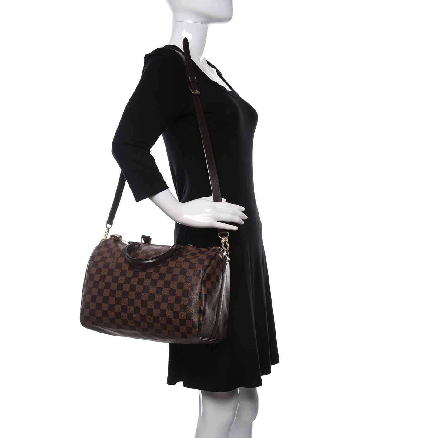 Damier Ebene Speedy Bandouliere 30