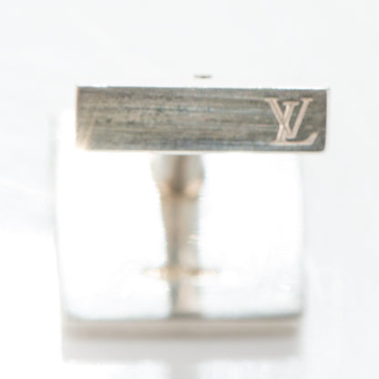 Louis Vuitton Sterling Silver Damier 4 Cufflinks 6 of 9