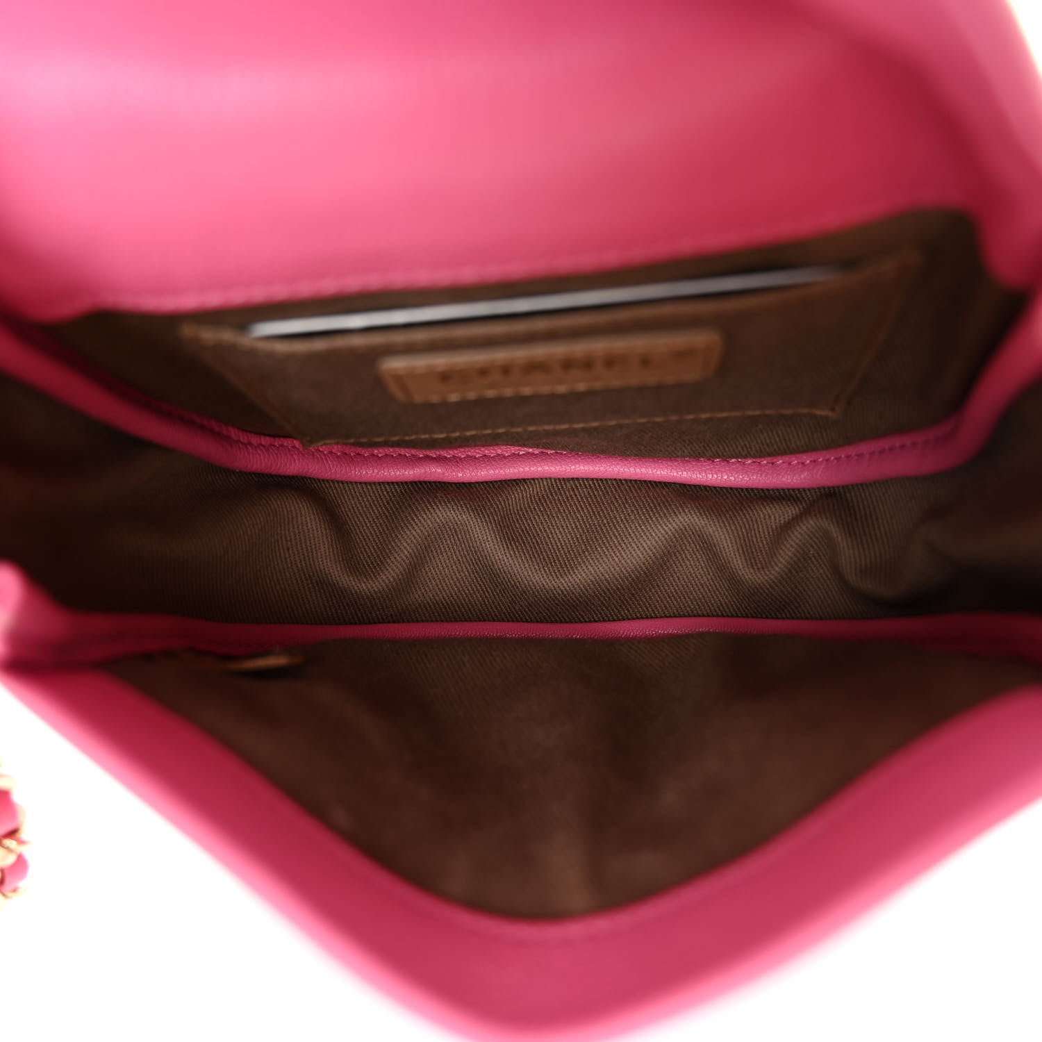 Chanel Goatskin Stitched Casual Trip Messenger Flap Pink 5 of 13