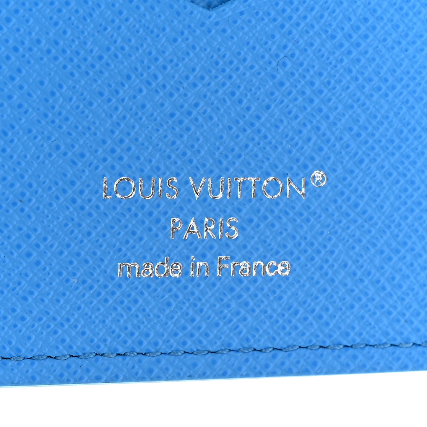 Monogram Sports Passport Cover Pool Blue