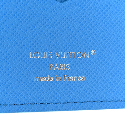Louis Vuitton Monogram Sports Passport Cover Pool Blue 6 of 6