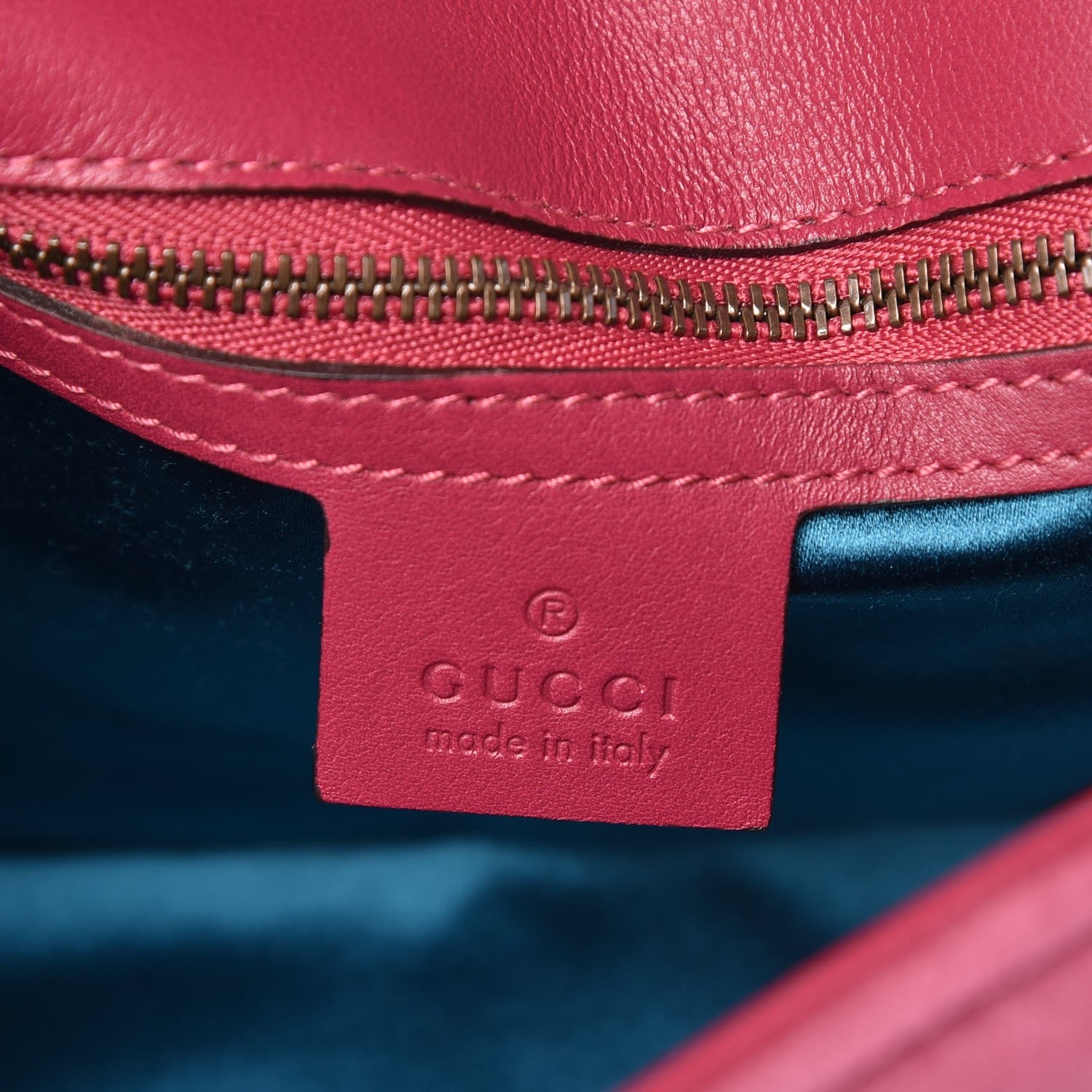 Gucci Velvet Matelasse Small GG Marmont Shoulder Bag Light Raspberry Rose 6 of 8