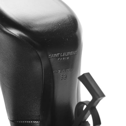 Saint Laurent Calfskin Opyum 100 Pumps 39 Black 9 of 10