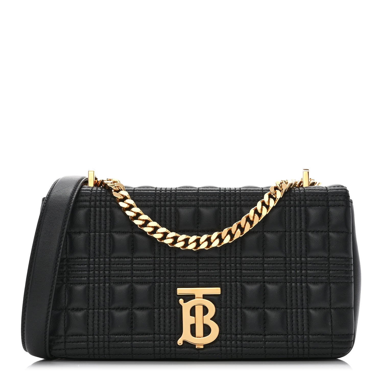 Burberry Lambskin Quilted Small Lola Bag Black 1 of 11