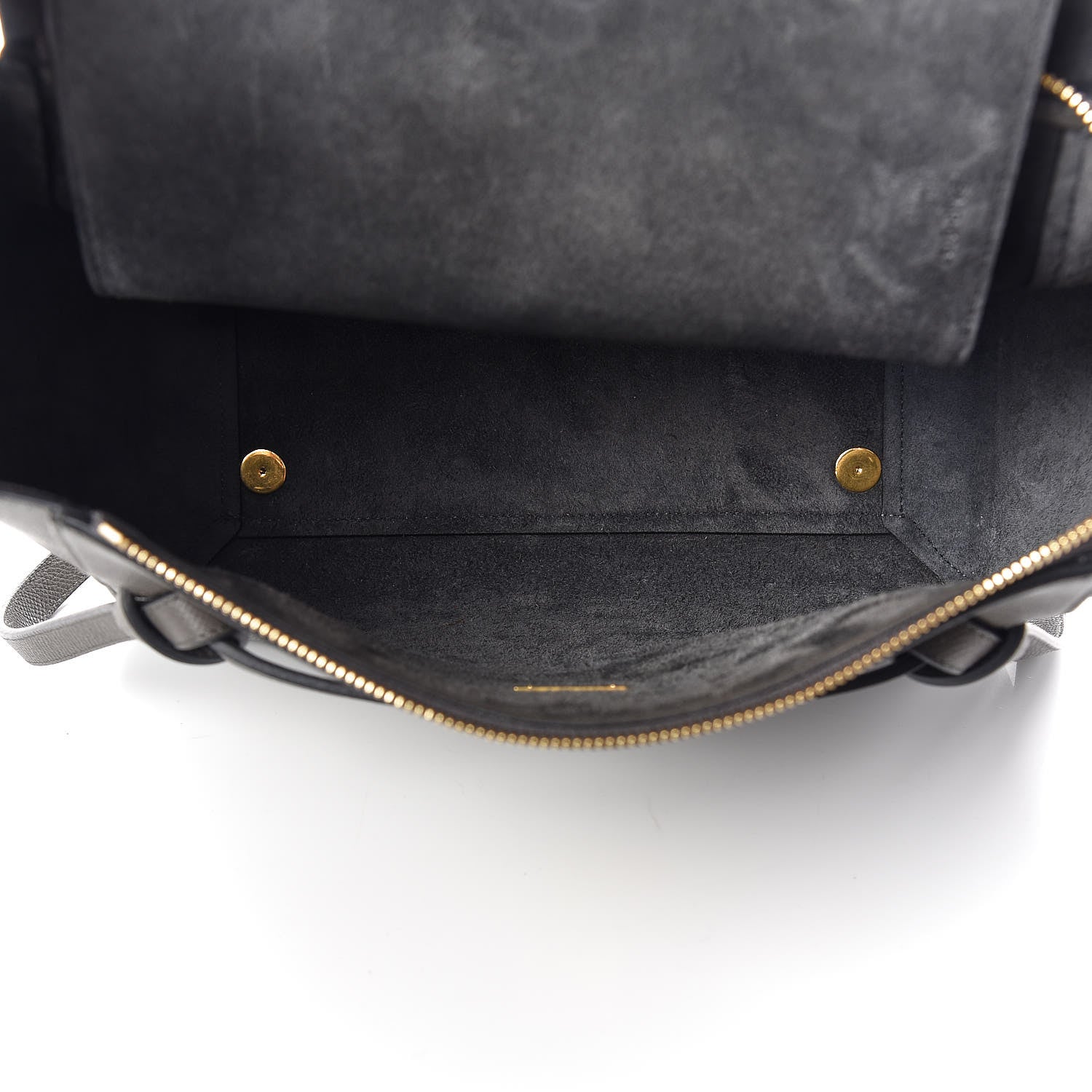 Celine Grained Calfskin Mini Belt Bag Grey 7 of 16