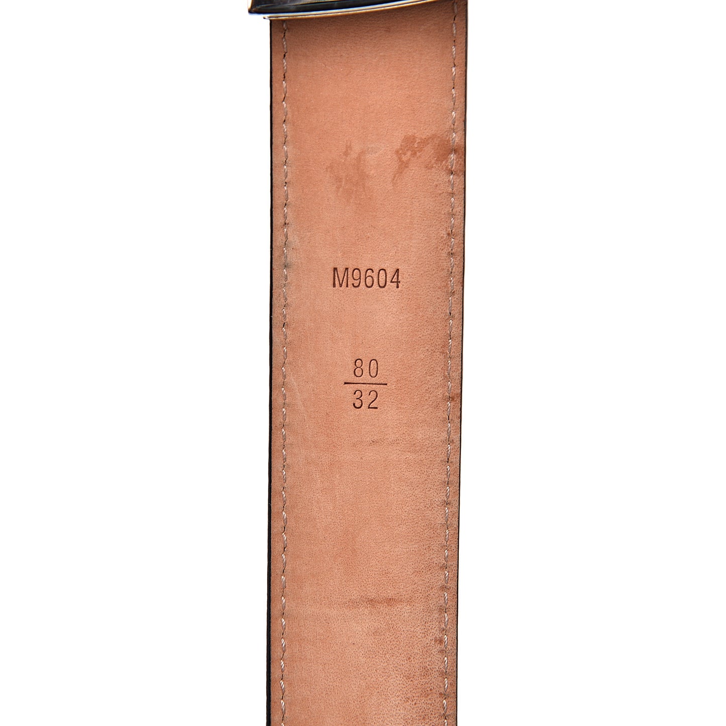 Epi 30mm LV Initiales Belt 80 32 Black