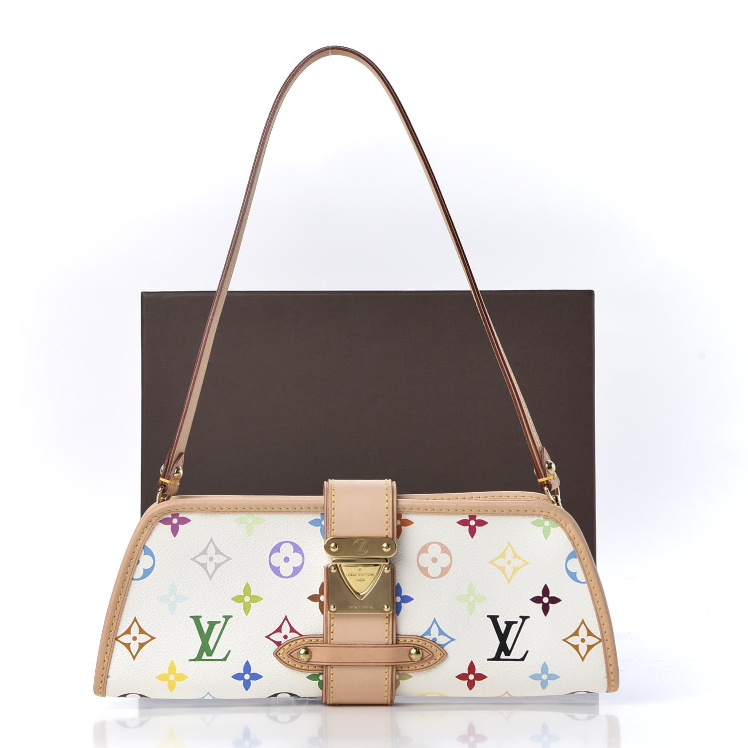Louis Vuitton Monogram Multicolor Shirley White 8 of 8