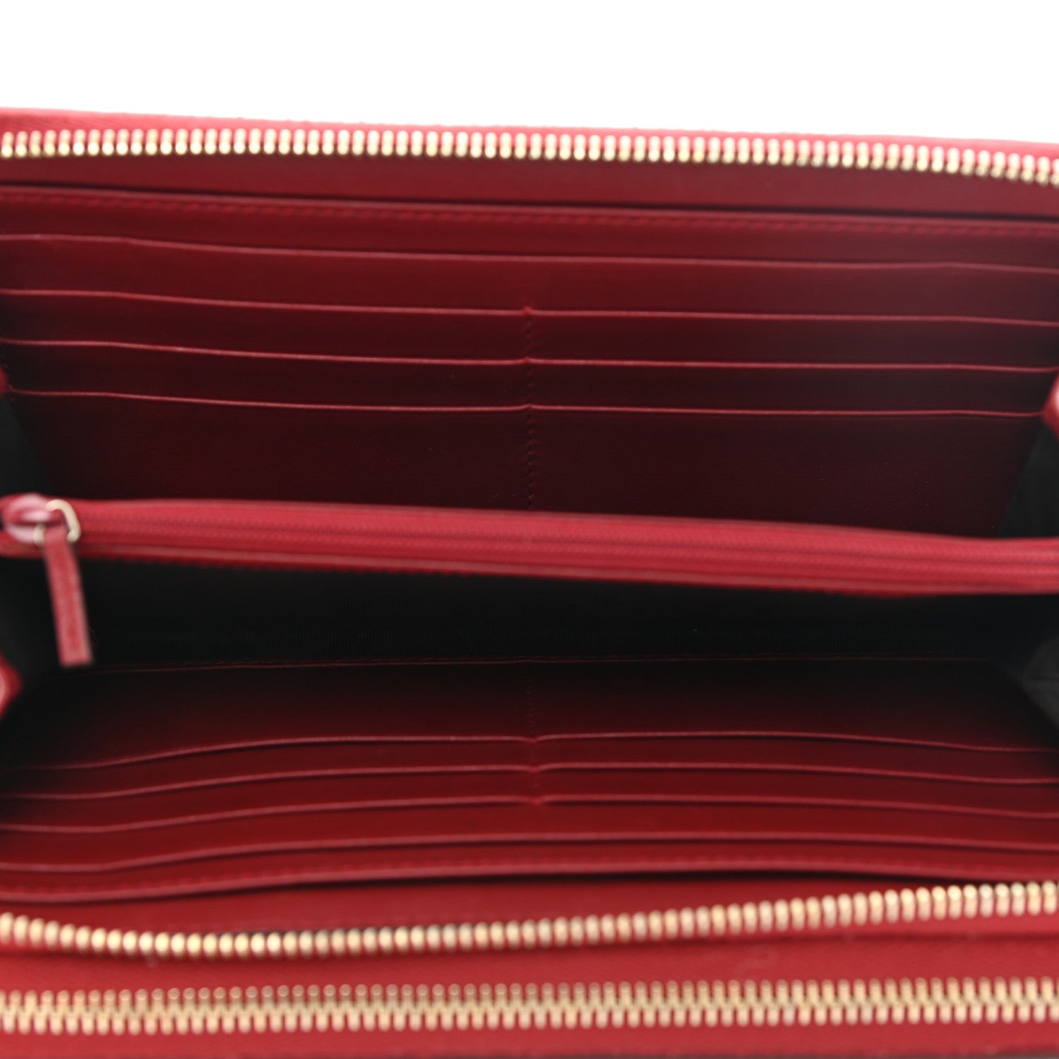 Gucci Guccissima Signature Travel Document Case Hibiscus Red 5 of 8