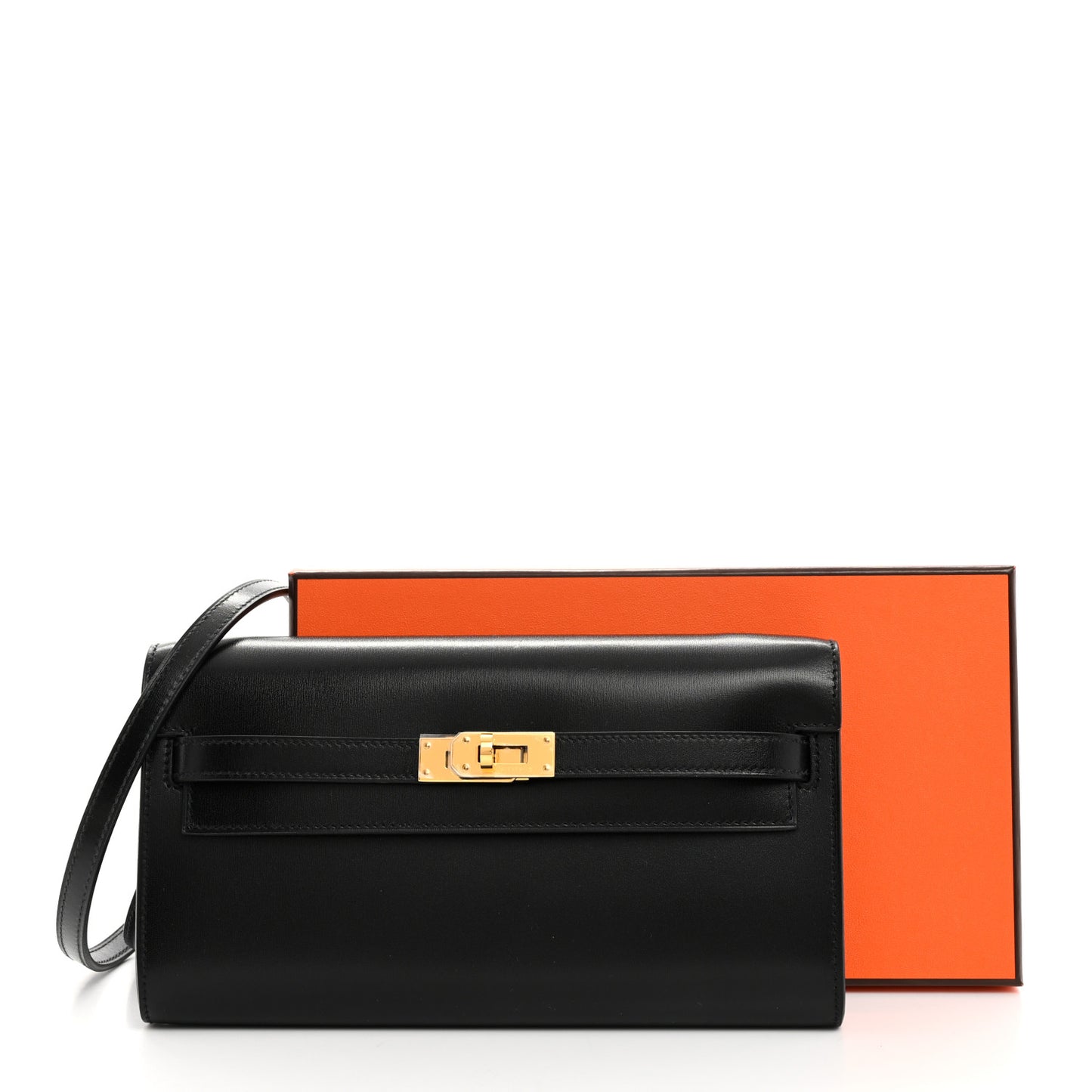 Box Kelly Wallet To Go Black