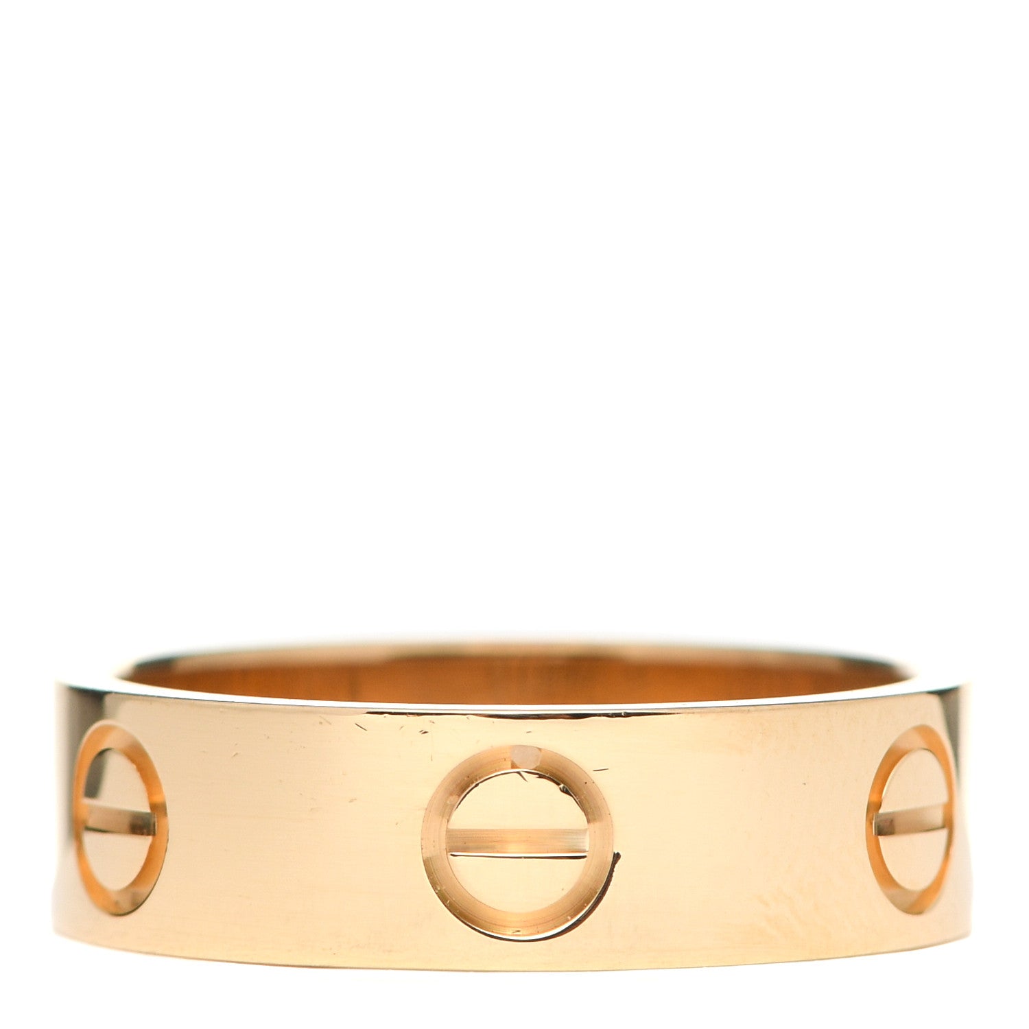 Cartier 18K Yellow Gold 5.5mm LOVE Ring 53 6.25 3 of 6