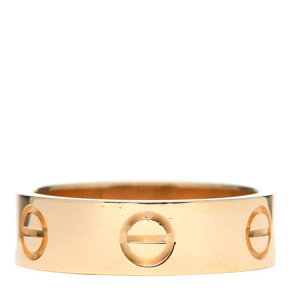 Cartier 18K Yellow Gold 5.5mm LOVE Ring 53 6.25 3 of 6