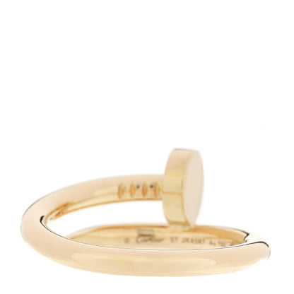 Cartier 18K Yellow Gold Juste Un Clou Ring 57 8 3 of 5