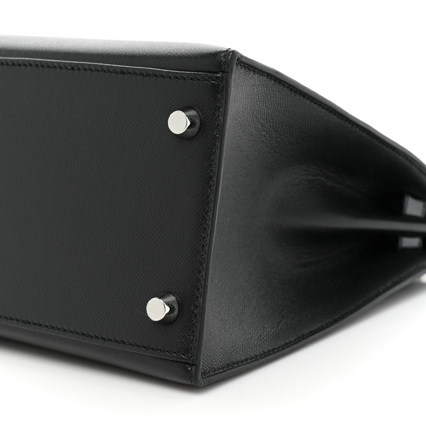 Madame Calfskin Shiny Niloticus Crocodile Kelly Sellier Touch 28 Black