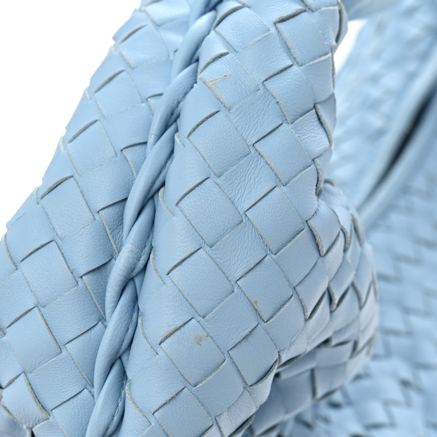 Bottega Veneta Nappa Intrecciato Large Veneta Hobo Light Blue 14 of 14