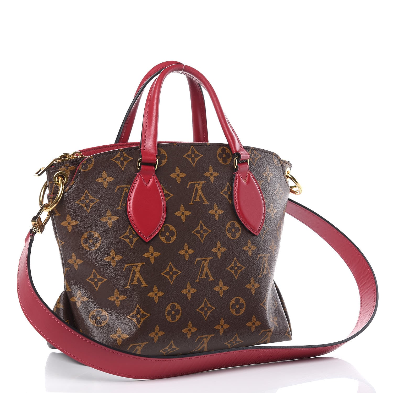 Louis Vuitton Monogram Flower Zipped Tote PM Lie de Vin 4 of 12