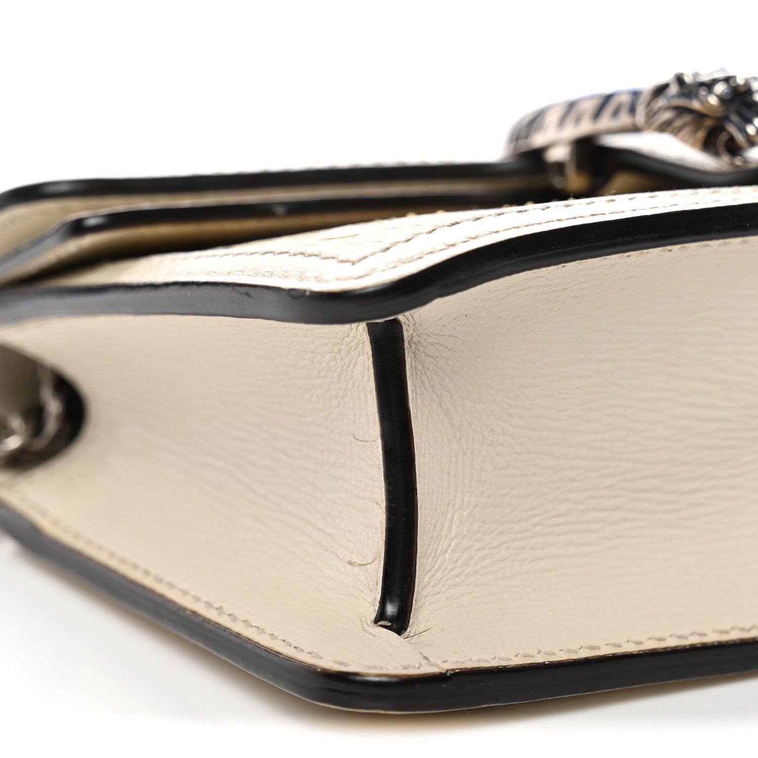Gucci Snakeskin Azalea Calfskin Enamel Super Mini Dionysus Shoulder Bag New Rock White Electric Blue 8 of 12