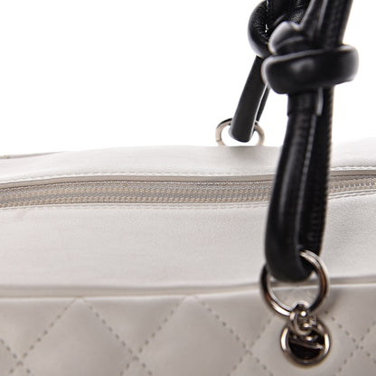 Chanel Calfskin Quilted Large Cambon Multipocket Reporter White 10 of 20