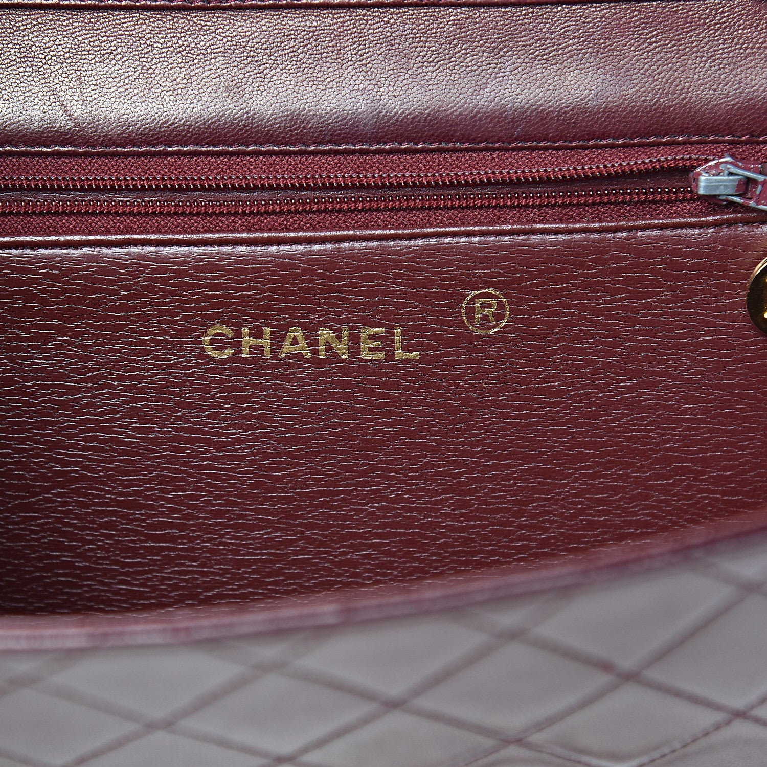 Chanel Lambskin Quilted Small Single Flap Bordeaux 6 of 13