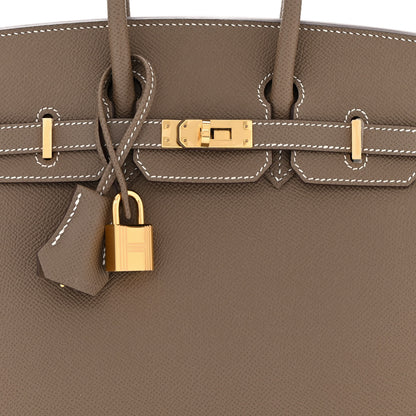 Hermes Epsom Birkin Sellier 25 Etoupe 8 of 11