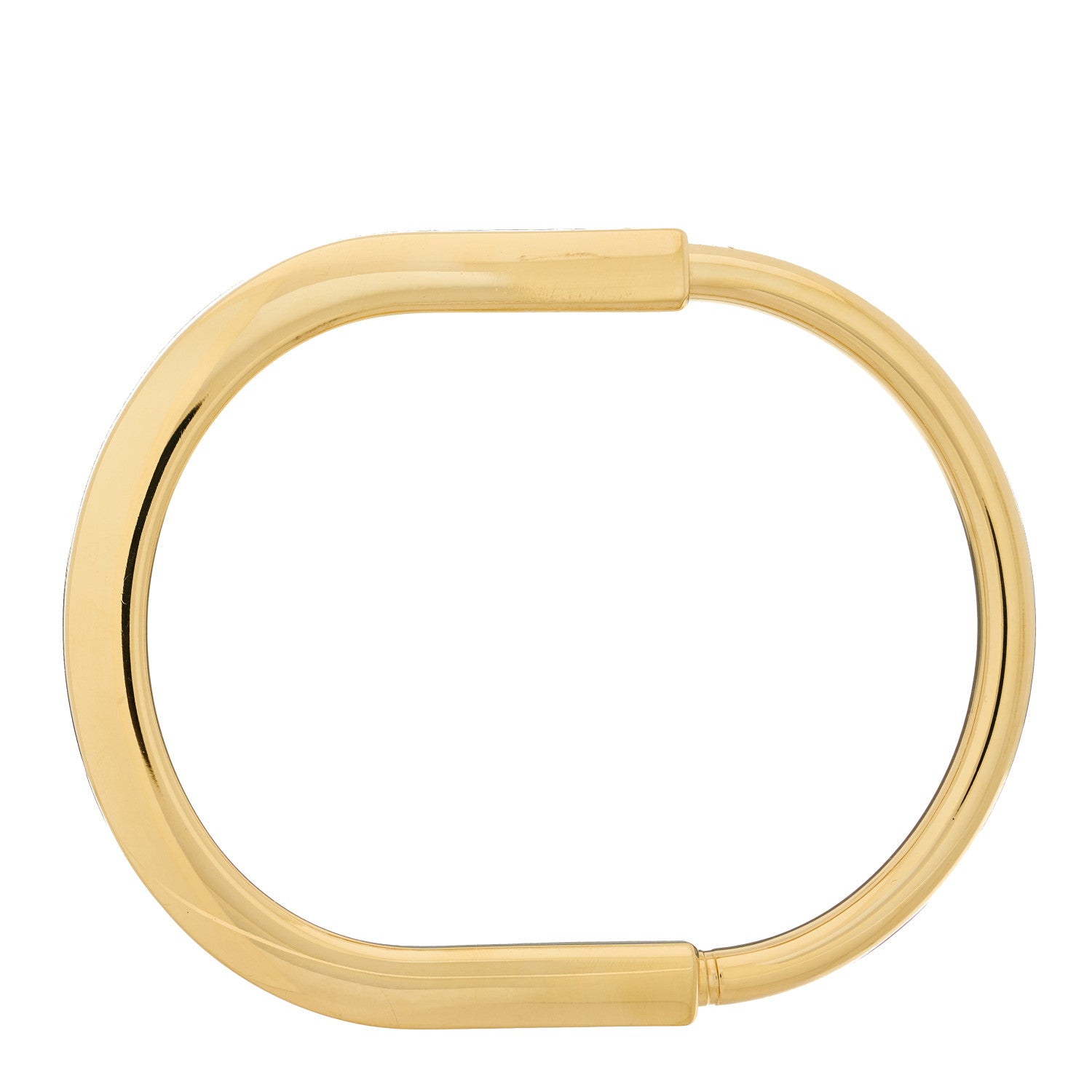 Tiffany 18K Yellow Gold Tiffany Lock Bangle Bracelet 5 of 7
