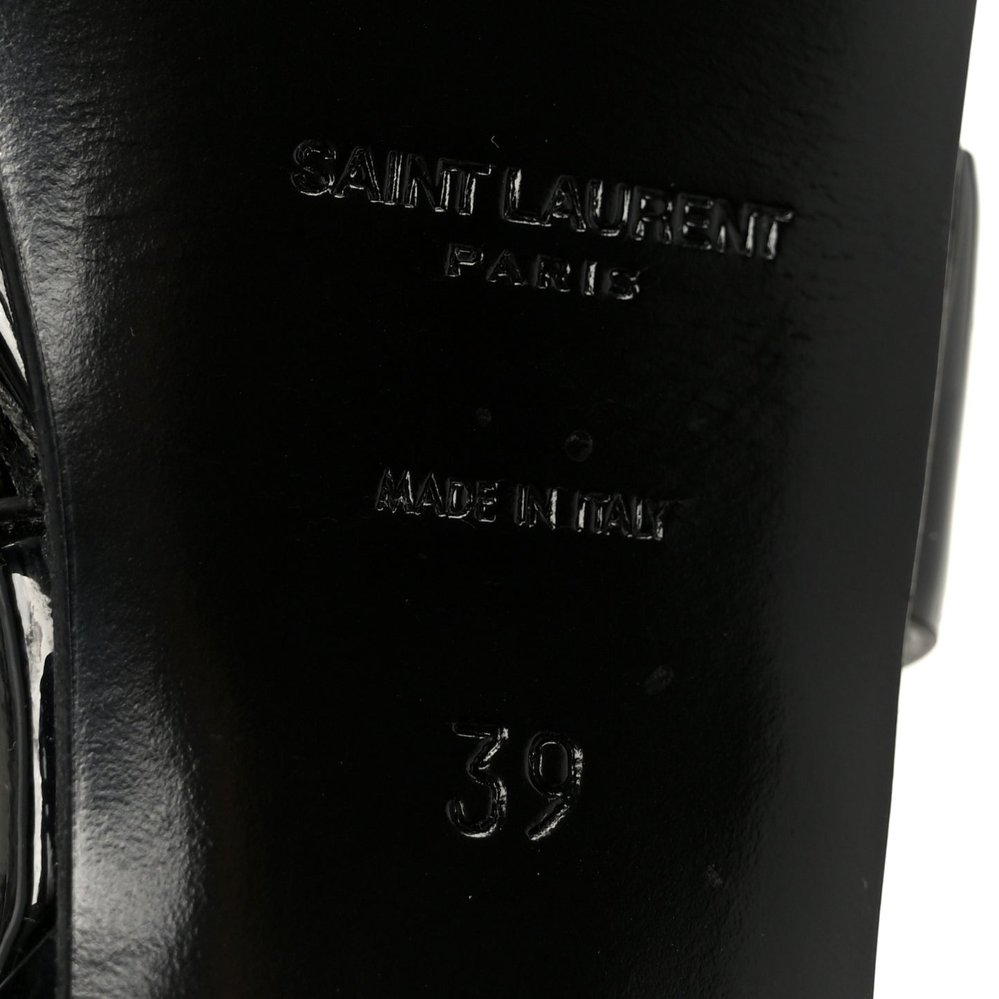 Patent Tribute 75 Platform Sandals 39 Black
