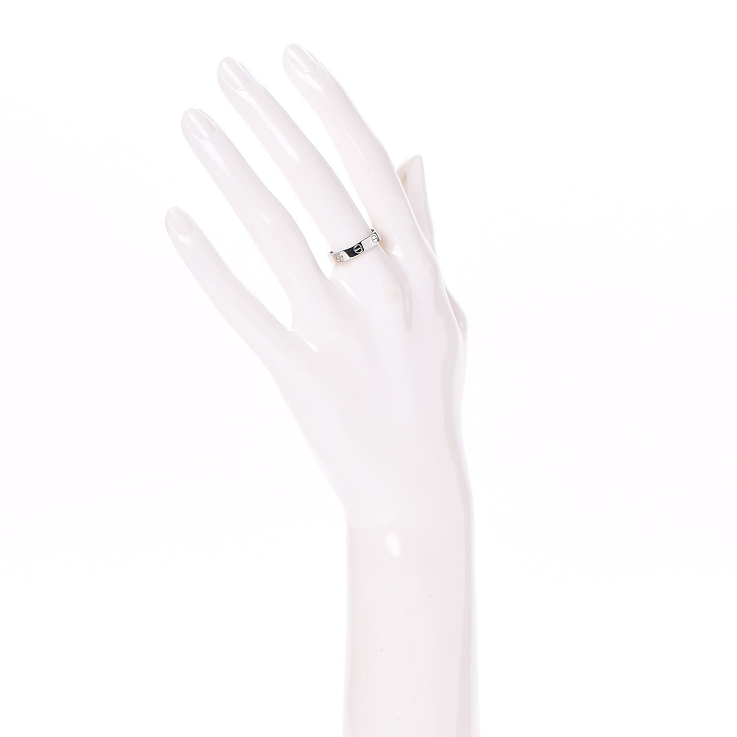 Platinum 3.5mm Love Ring Size 51 5.75
