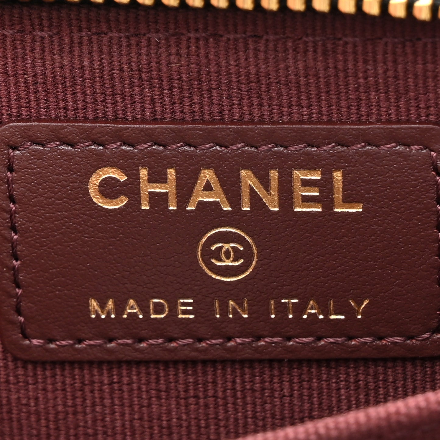 Caviar Quilted Zip Coin Purse Black