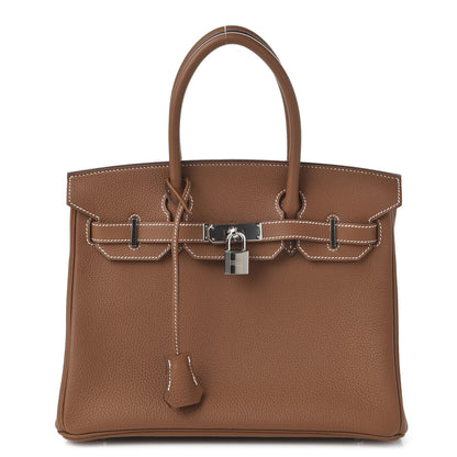 Hermes Togo Birkin 30 Gold 1 of 11