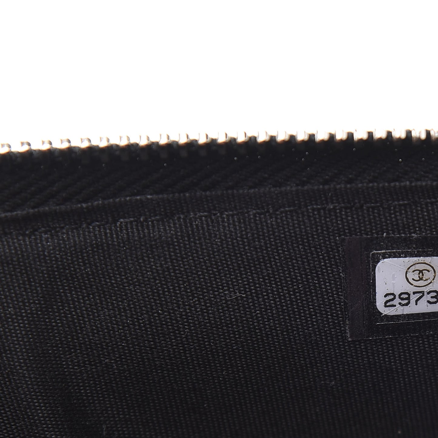 Caviar Quilted Classic Flat Wallet Pouch So Black