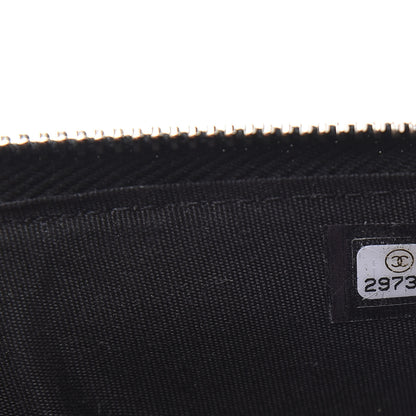 Chanel Caviar Quilted Classic Flat Wallet Pouch So Black 9 of 10