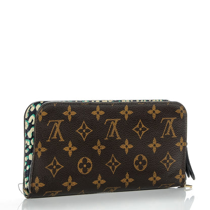 Louis Vuitton Monogram Leopard Insolite Wallet Blue Infini 3 of 8