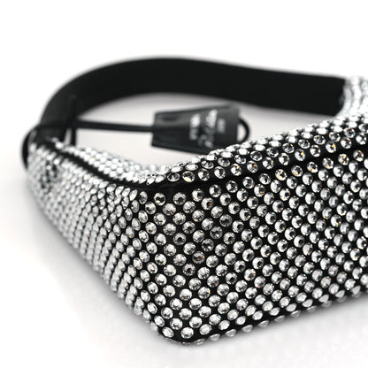 Prada Satin Crystal Mini Re-Edition 2000 Bag Cristal 9 of 10