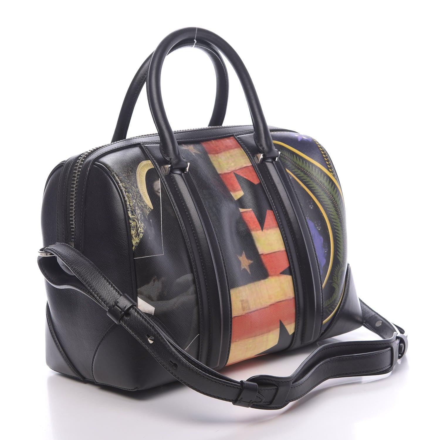 Givenchy Coated Canvas Printed Medium Lucrezia Black 3 of 11