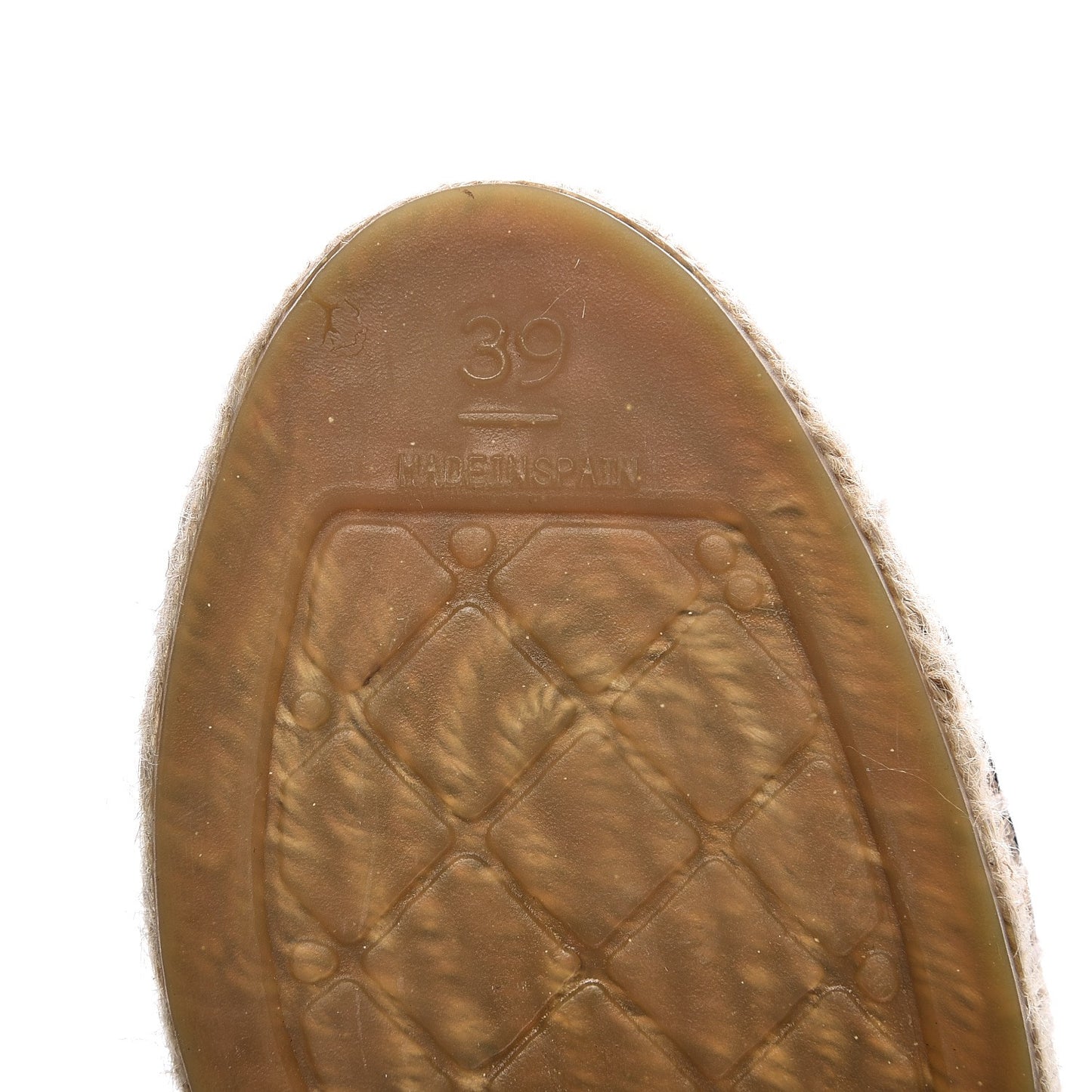Lambskin CC Espadrilles 39 Navy Black