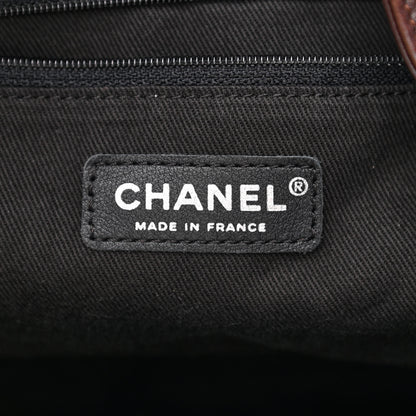 Chanel Calfskin Drawstring CC Bucket Bag Dark Brown 6 of 11