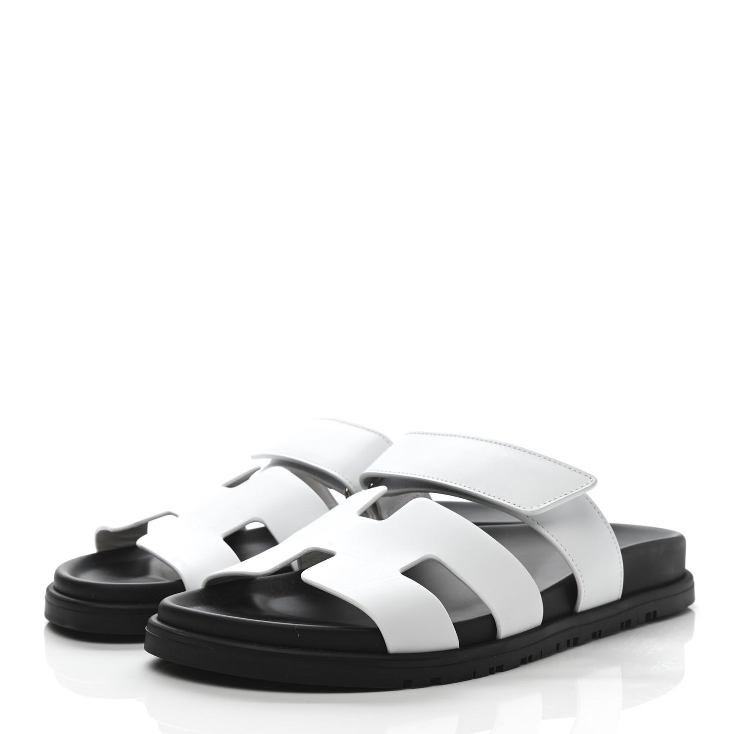 Calfskin Womens Chypre Sandals 39 White