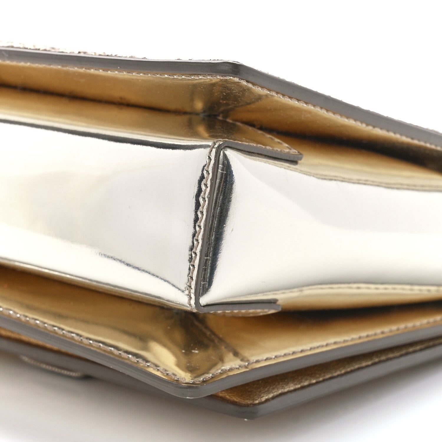 Salvatore Ferragamo Glitter Vara Bow Flap Crossbody Gold 12 of 12