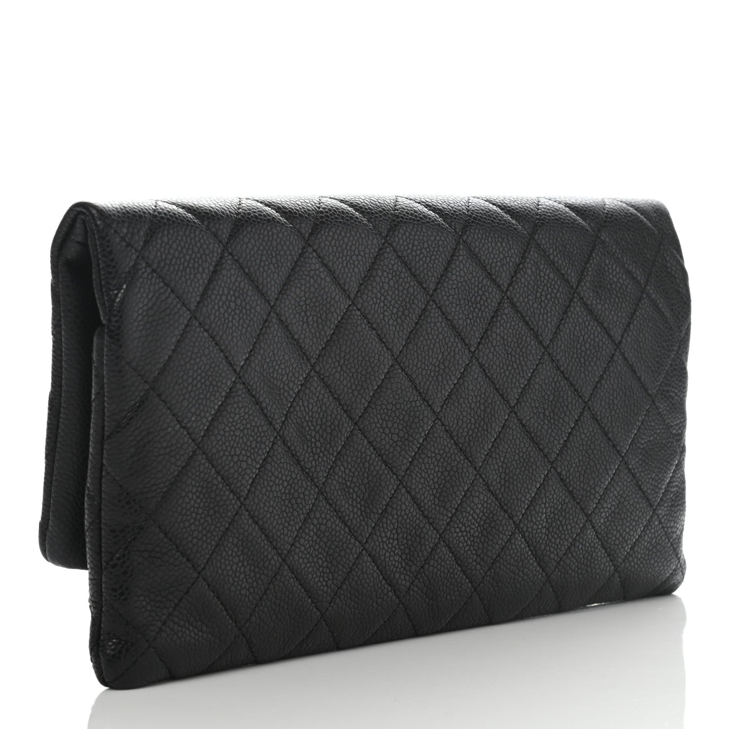 Chanel Caviar Quilted CC Beauty Clutch Black 3 of 7