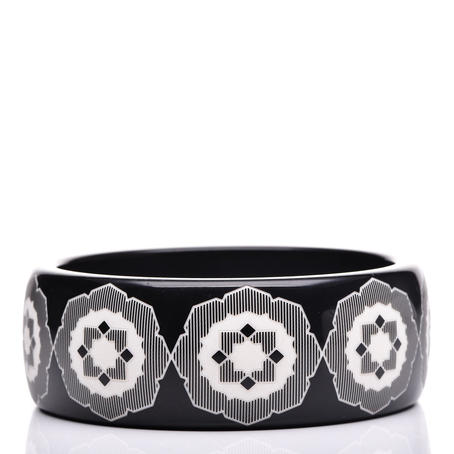 Tiffany Resin Paloma Picasso Zellige Bangle Bracelet Black 3 of 4