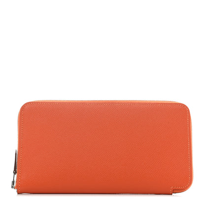 Hermes Epsom Silk'in Wallet Orange 1 of 7