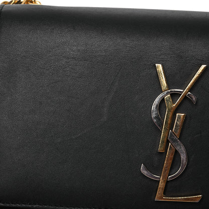 Saint Laurent Calfskin Small Monogram Kate Satchel Black 12 of 14