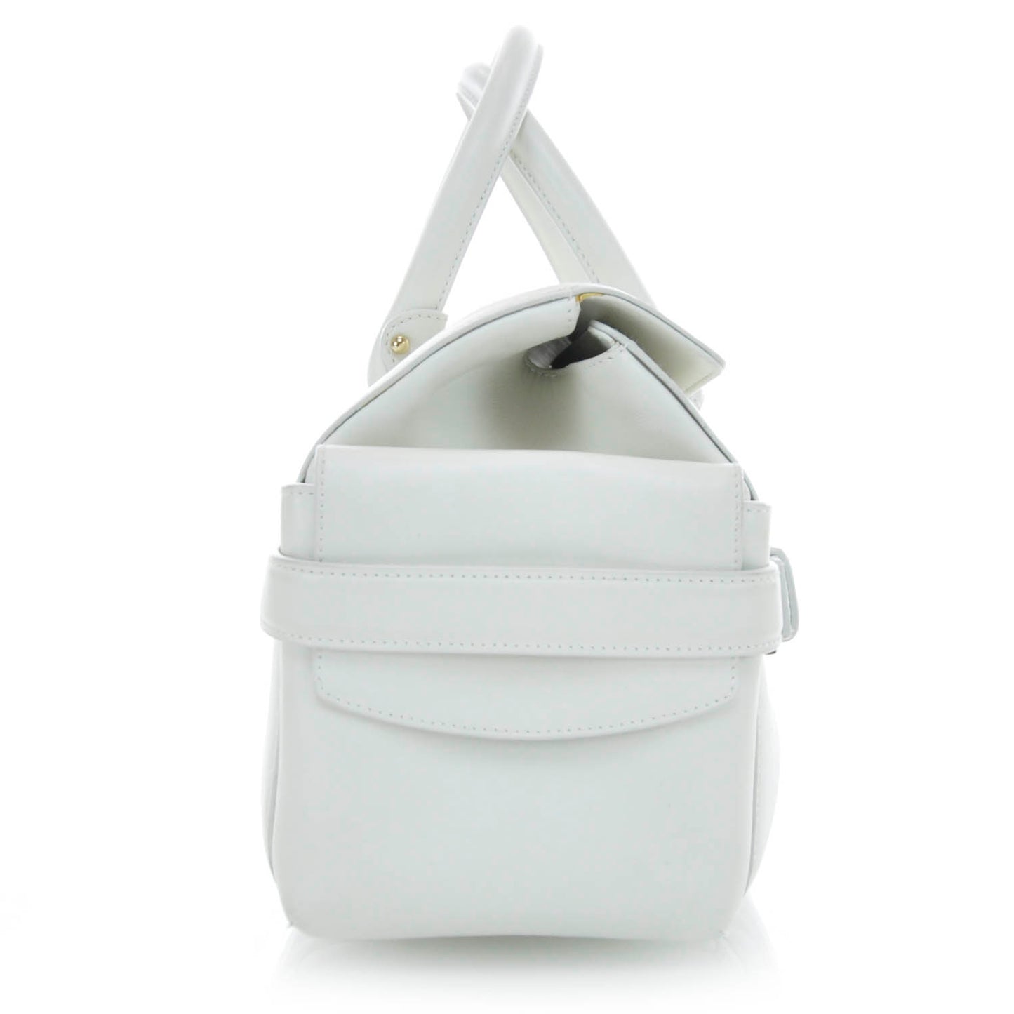 SALVATOREFERRAGAMOLeatherGinaSatchelWhite