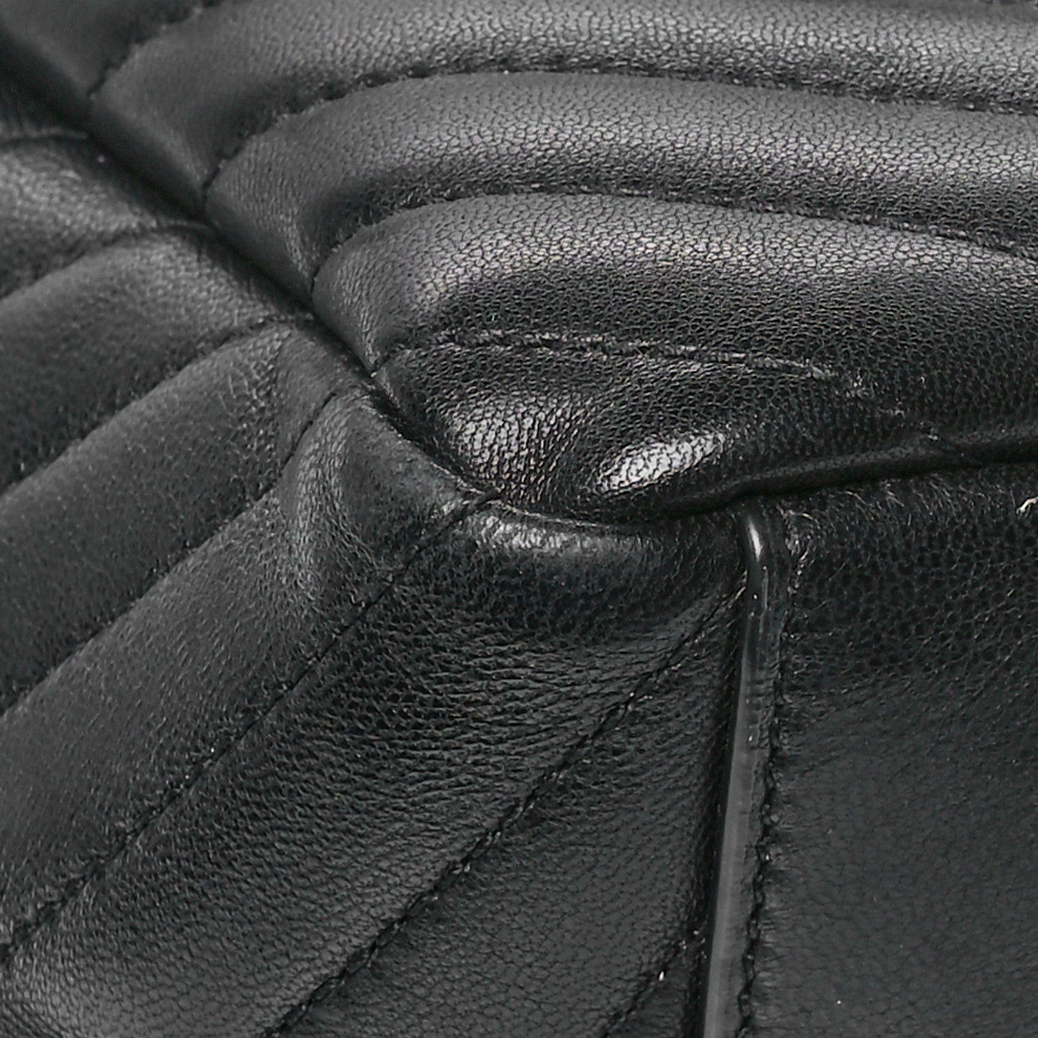 Saint Laurent Lambskin Matelasse Monogram Joe Backpack Black 8 of 11