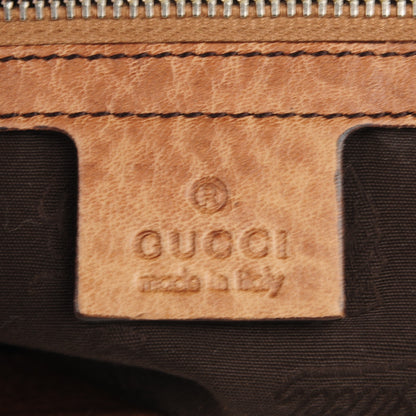 Gucci Monogram Libeccio Bamboo Bar Medium Tote Brown 6 of 7