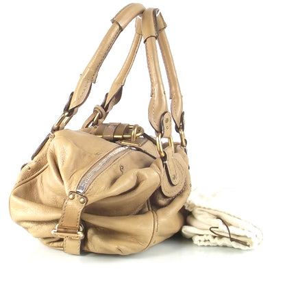 Chloe Leather Paddington Satchel Chamois 3 of 8