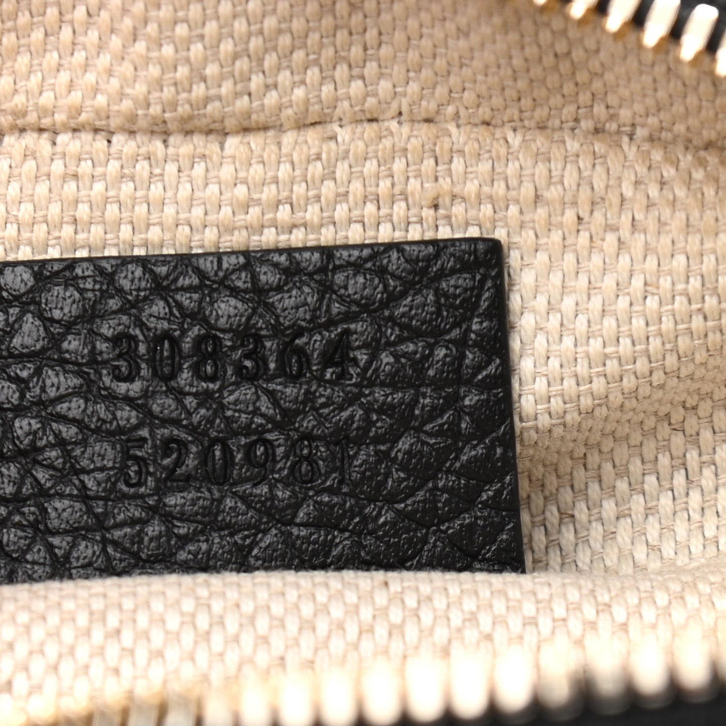 Pebbled Calfskin Small Soho Disco Bag Black