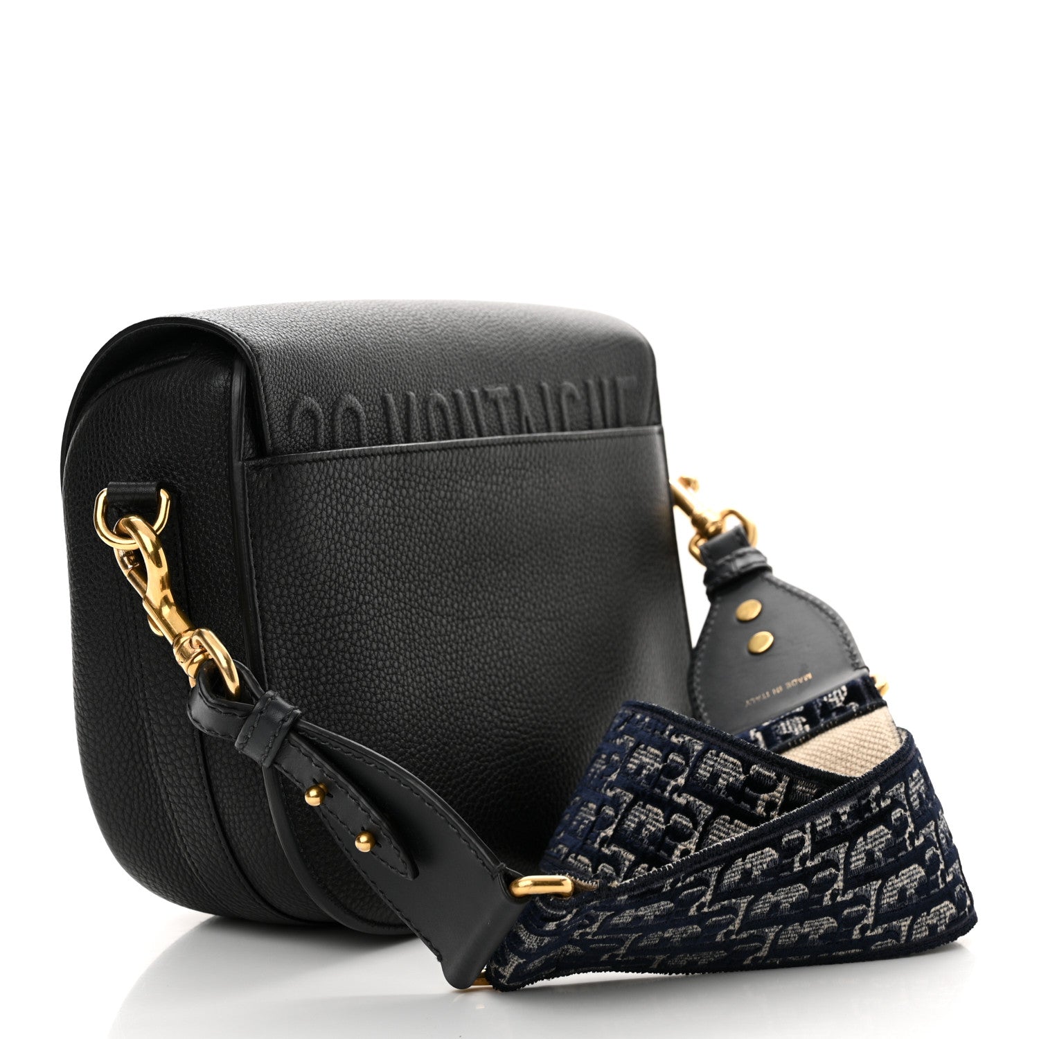 Christian Dior Grained Calfskin Large Bobby Flap Black 3 of 11