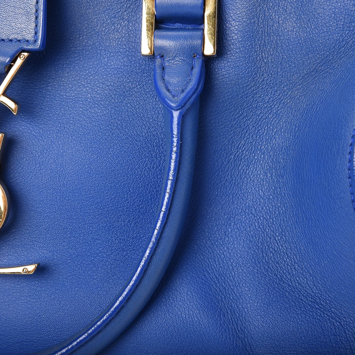 Calfskin Monogram Baby Cabas Blue Majorelle