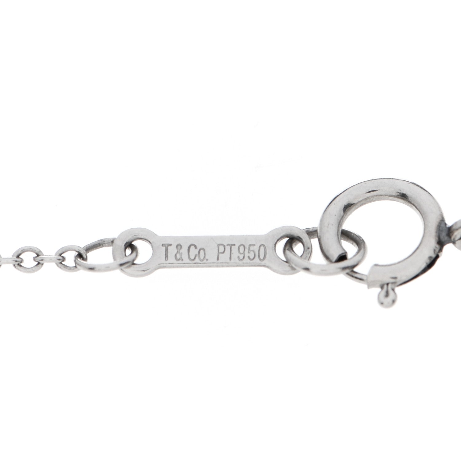 Tiffany Platinum Diamond .15ctw Elsa Peretti Diamonds by the Yard Station Bracelet 3 of 4
