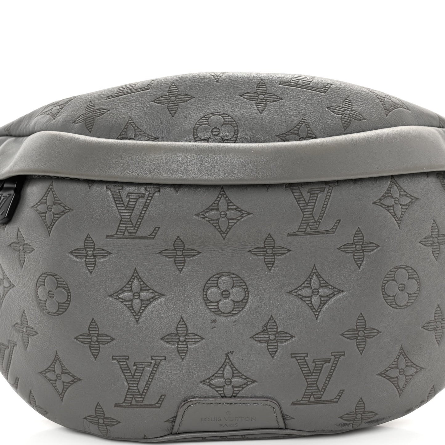 Calfskin Monogram Shadow Discovery Bumbag PM Gray